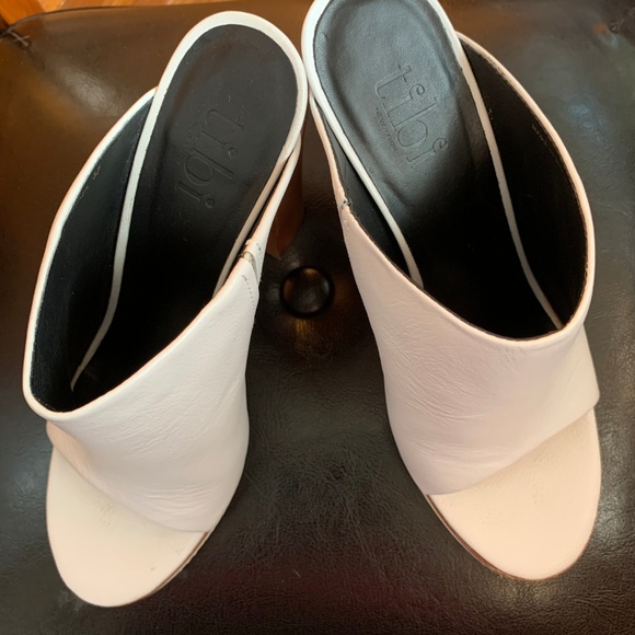 Tibi Bee Mule in White - Picture 5 of 8